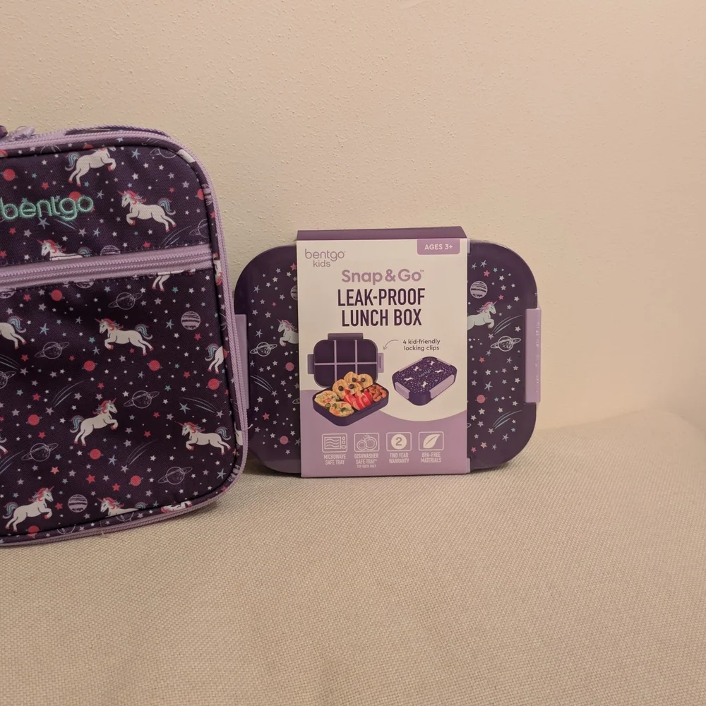 Bentgo Kids Purple Leak-Proof Lunch Box - Picture 1 of 10